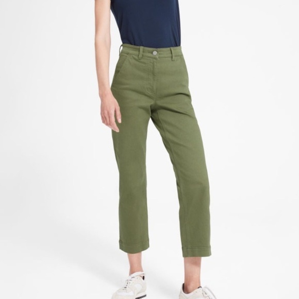 Everlane straight leg crop in surplus